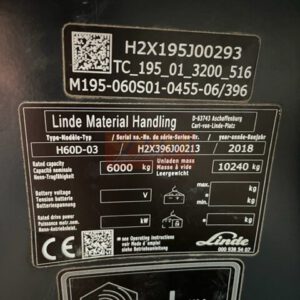 LINDE H60D EVO
