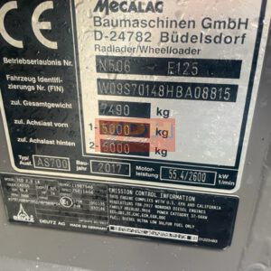 MECALAC AS700